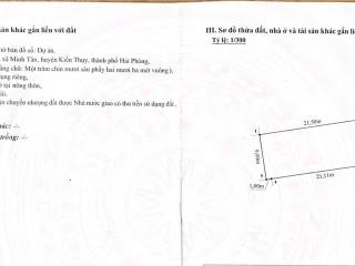 Chính chủ gửi bán lô đất vị trí đắc địa gần chung cư tác giang  thị trấn núi đối  kiến thụy