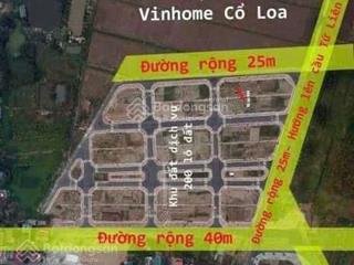 Đất phân lô nhà nước khu tái định cư x1 đông hội  đông anh