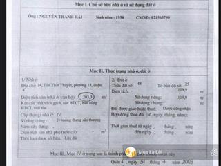 12.11  bán gấp nhà mt tôn thất thuyết q4 110m2 19 tỷ gần cầu tân thuận, ưu tiên khách đầu tư