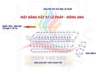 Chính chủ cần bán 82.5m đất đấu giá x7 lễ pháp