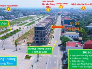 Bán nhà phố 460m2 sàn xây dựng, nhà 5 tầng, mặt đường lớn, phố kinh doanh. giá 5.46 tỷ