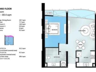 Cần bán căn hộ view biển 69,4m2 tại chung cư cao cấp azura căn a2, giá 3.5 tỷ