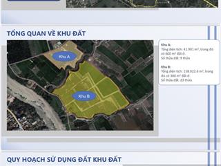 Bán đất mặt sông sài gòn xã an tây , tp bến cát bình dương . 155.000m2 ( 15,5 ha ) giá 1,6tr / m2