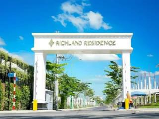 Đầu tư đất nền tại dự án richland residence chắc thắng chỉ 320tr/nền