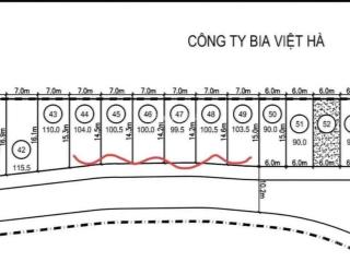 Chính chủ bán nhanh lô đất 47 48 ( diện tích 99,5  105m2 ) khu giãn dân núi móng  0962 831 ***