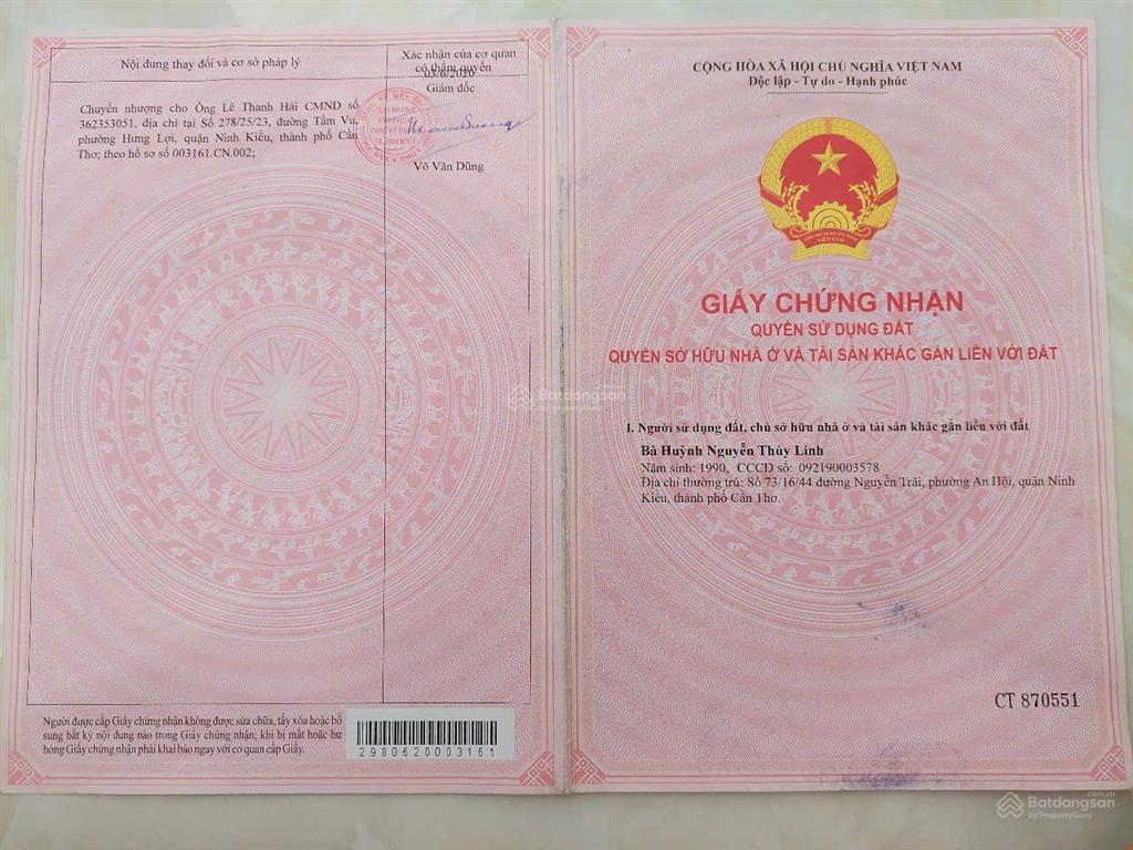 Giảm giá bán nhà một trệt một lầu kế chợ bình minh, vĩnh long