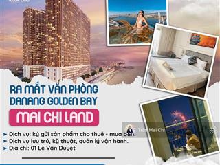 Chuyên cho thuê căn hộ khách sạn golden bay  hòa bình green đà nẵng, linh hoạt thời gian thuê