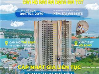 Bán căn hộ cao cấp the sang residence loại 3 phòng ngủ 105,5m2, sổ hồng lâu dài, ngay biển mỹ khê