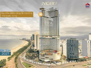 Bán sky villa nobu residences đà nẵng, 51 tỷ, trả trong 3 năm, sở hữu đến 2060. full nội thất