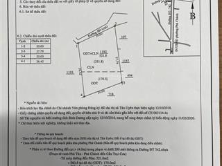 Cần bán 521m2 . thổ cư 170m2 ngay phường phú chánh . cách dt742 khoản 50m . giá 5.9tỷ