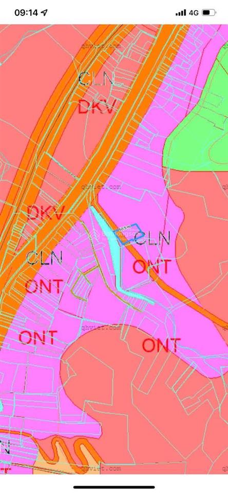 Bán đất thôn lương hoà  xã vĩnh lương  tp. nha trang. dt 1524m2 giá 4,5 tỷ