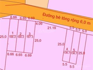 Bán 5 lô đất diên lâm đường bê tông 6m gần tl 8. dt từ 136166m2(60m2 thổ cư). giá từ 479490 tr/lô