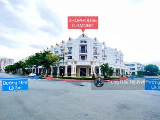 Shophouse góc 2 mặt tiền tại đảo phú gia  khu đô thị phú cường, 14x24, 4 tầng, sổ hồng, 15 triệu/t