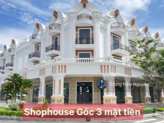 Cho thuê shophouse góc 3 mặt tiền tại đảo phú gia pc. 14x24, 4 tầng, hoàn thiện ngoài thô trong