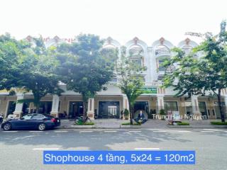 Shophouse 2 mặt tiền lê quang đạo 16m  đảo phú gia, view công viên và hồ cảnh quan, 5x24, 4 tầng