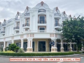 Tuyệt phẩm shophouse hoàng kim góc 3 mặt tiền tôn đức thắng, view công viên và hồ tại đảo phú gia