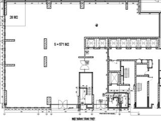 Cho thuê tầng trệt 581 m2 tại toà nhà jasmine 1 hà đô centrosa số 200 đường 3/2, quận 10