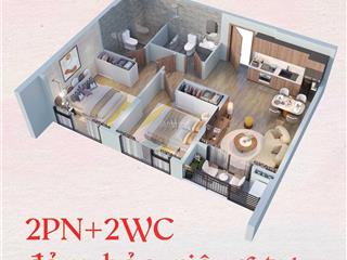 Vinhomes bán căn góc đông nam, 2 ngủ 2wc tầng 10 siêu đẹp