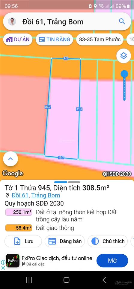 Bán đất nhà thờ vườn ngô, xã an viễn, đồng nai