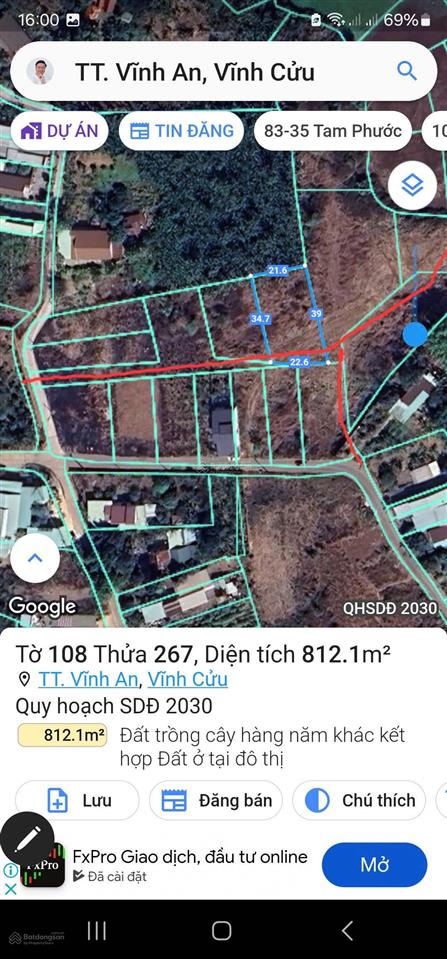 Bán đất sổ riêng giá tốt, kp7, thị trấn vĩnh an, vĩnh cửu, đồng nai