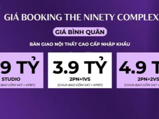 Bán căn hộ the ninety comlpex 90 đường láng giá từ 2,8 tỷ căn . tiêu chuẩn 5 sao0906 049 ***