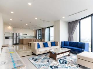 Cho thuê gấp nhà mới 3pn  121,4 m2  giá 32tr tại vinhome golden river, view sông  0933 333 ***