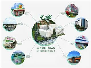 Bán gấp căn hộ 2pn chỉ 2050 tỷ full nội thất tại green town bình tân**căn có ban công