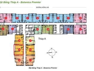 Bán căn hộ botanica premier, block a, 2pn, 2wc, 69m2, nội thất cơ bản, giá 4 tỷ 350 (bao sổ)