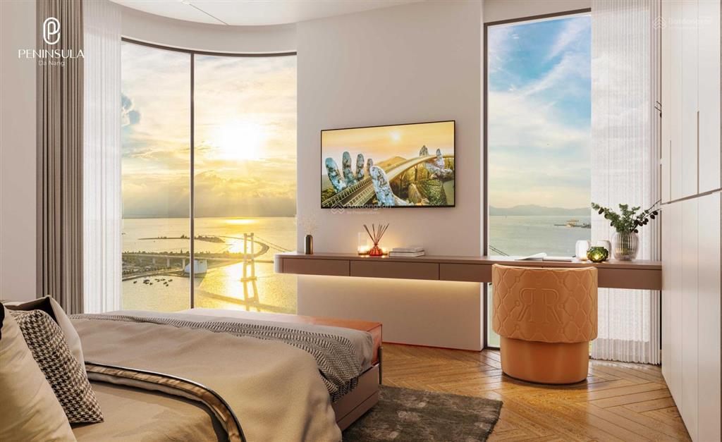 Cực hiếm, căn góc 2pn 94,7m2 tầng 12 peninsula view sông hàn  vịnh biển, trung tâm đà nẵng