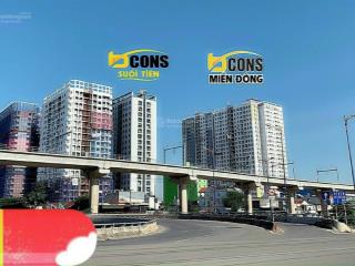 Bán nhanh căn 2pn, 2wc 53,6m2 chung cư bcons miền đông giá 1,74 tỷ bao sang tên, hỗ trợ vay tối đa