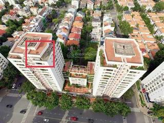 Bán căn hộ penthouse phú mỹ hưng, dt 266m2 4pn có sân vườn rộng, vị trí khu trung tâm pmh, sổ hồng