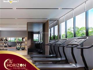 Bán căn hộ cao cấp the horizon phú mỹ hưng quận 7, 121m2, 3 phòng ngủ, view cầu ánh sao giá 18t