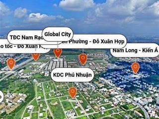 Hàng thơm! chủ thiện chí bán nền đất 392m2  kdc phú nhuận chỉ 73 triệu/m2  đối diện global city