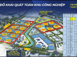 Bán 0,5  50ha (min 5000m2) khu công nghiệp bá thiện 1  bx, vĩnh phúc. giá 4,2 tr/m2 (170 usd/m2)