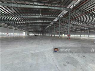 Cho thuê xưởng 21.600m2 kcn đức hòa long an