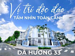 Bán căn biệt thự góc dã hương 33. dtxd 355m2, mặt tiền 26m, vừa ở vừa kinh doanh.  0916 283 ***