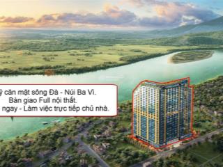 Căn hộ khoáng nóng wyndham thanh thủy full nội thất. view sông đà. làm việc trực tiếp chủ nhà