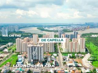 De capella căn hộ trung tâm kđt thủ thiêm q2, giá cđt 55tr/m2, nhận nhà và sổ ngay, nh cho vay 80%