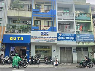 Bán nhà mặt tiền 47 nguyễn bỉnh khiêm. kế bên gem center quận 1. dt 70,6m2 (nở hậu) 4 tầng.