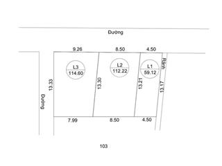 59,2m2 đất đông tảo, khoái châu, mặt tiền 4,5m, đường rộng 4m chỉ 1,3 tỷ