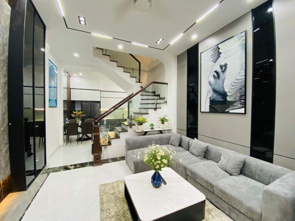 Bán nhà căn góc đường ô tô xây 5 tầng, 6 phòng 45m2 gần Lê Trọng Tấn,Vinhome Smart City