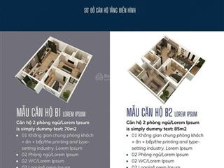 Quỹ căn ngoại giao handico complex 2 ngủ 33 lê văn lương thanh xuân 65tr 70.4m2 0966 849 ***