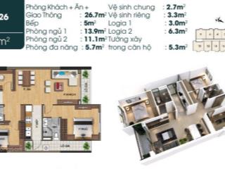 Bán căn hộ tsg lotus sài đồng diện tích 83m2, 2 ngủ 2 wc, view nội khu, full nội thất