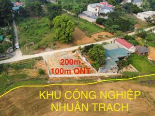 Bán 2 lô đất nhuận trạch, lương sơn, hoà bình sát kcn nhuận trạch