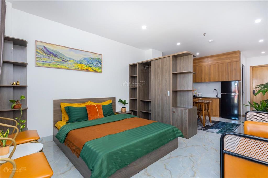 Cho thuê căn hộ mini thoáng mát, khu vực an ninh, yên tĩnh, đầy đủ phòng cháy chữa cháy