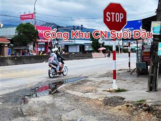 Giá đầu tư, chỉ 2 tỷ có gần 350m nhà đất sát khu công nghiệp suối dầu.  0333 039 ***