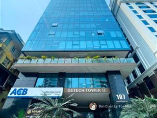 Ban quản lý tòa nhà detech tower ii cho thuê văn phòng. mặt đường nguyễn phong sắc, diện tích 188m2