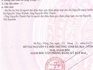 Bán lô đất ở xã long tân, đất đỏ, brvt, dt 10750m2