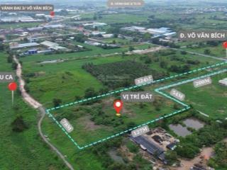 1,5ha mặt tiền võ văn bích  thổ cư 3.600m2  2 mặt tiền trước & sau