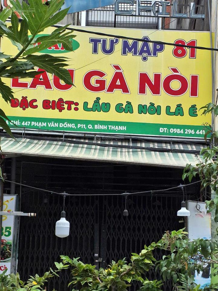 Bán nhà chính chủ 447 mt phạm văn đồng, q. bình thạnh 4x18m 15 tỷ